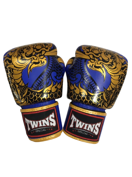 Twins Special gloves FBGVL3-52 Gold Blue - Main Image