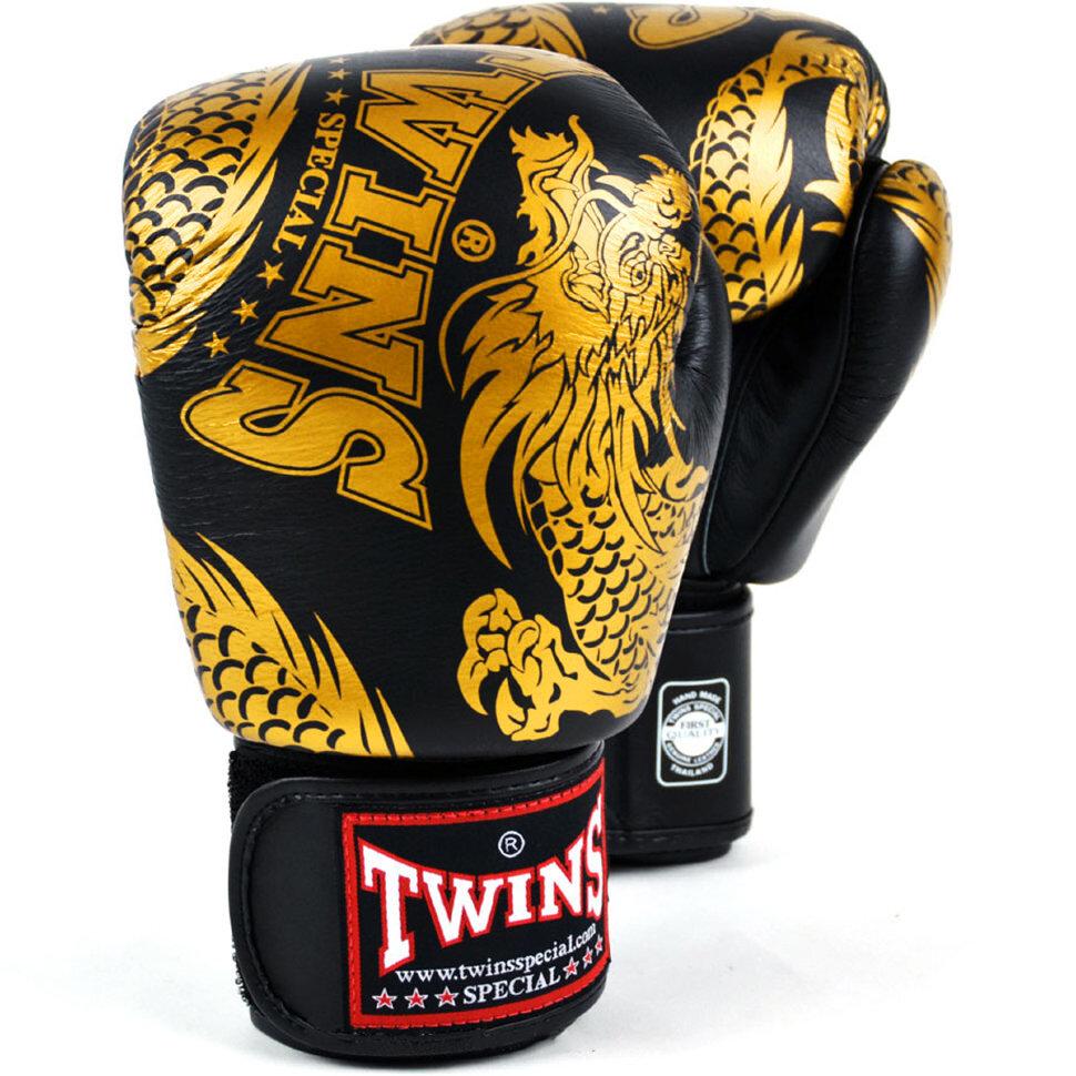 Twins Special FBGVL3-49 GOLD/BLACK BOXING GLOVES