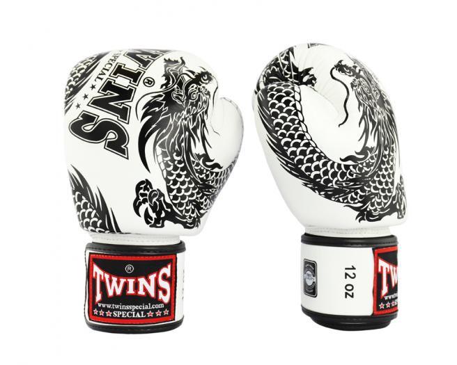 Twins Special FBGVL3-49 Black/White Boxing Gloves