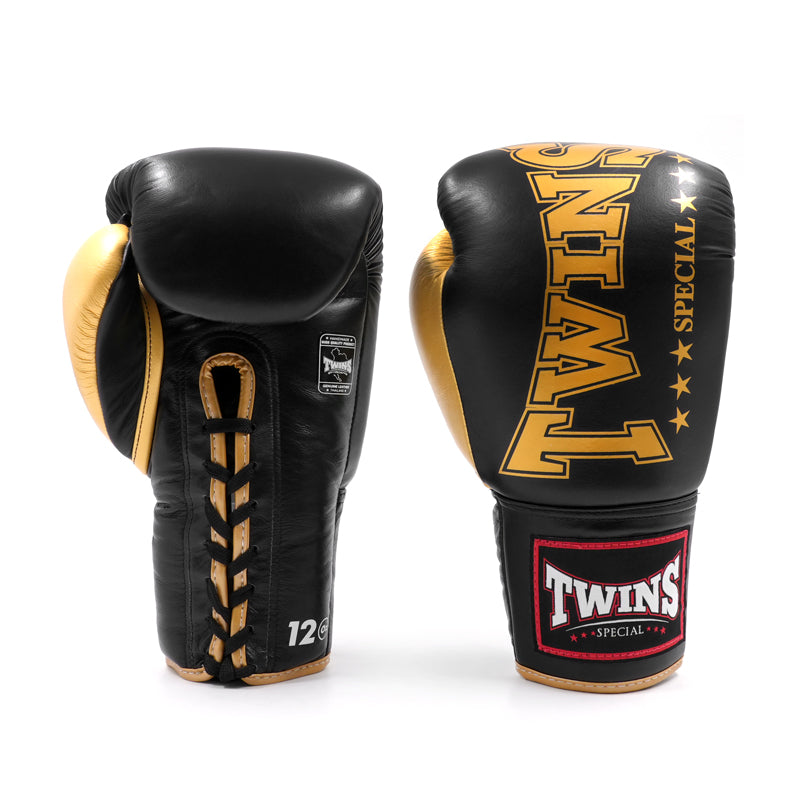 Twins Special LACE UP GLOVES BGLL1-2TAGD  Black Gold