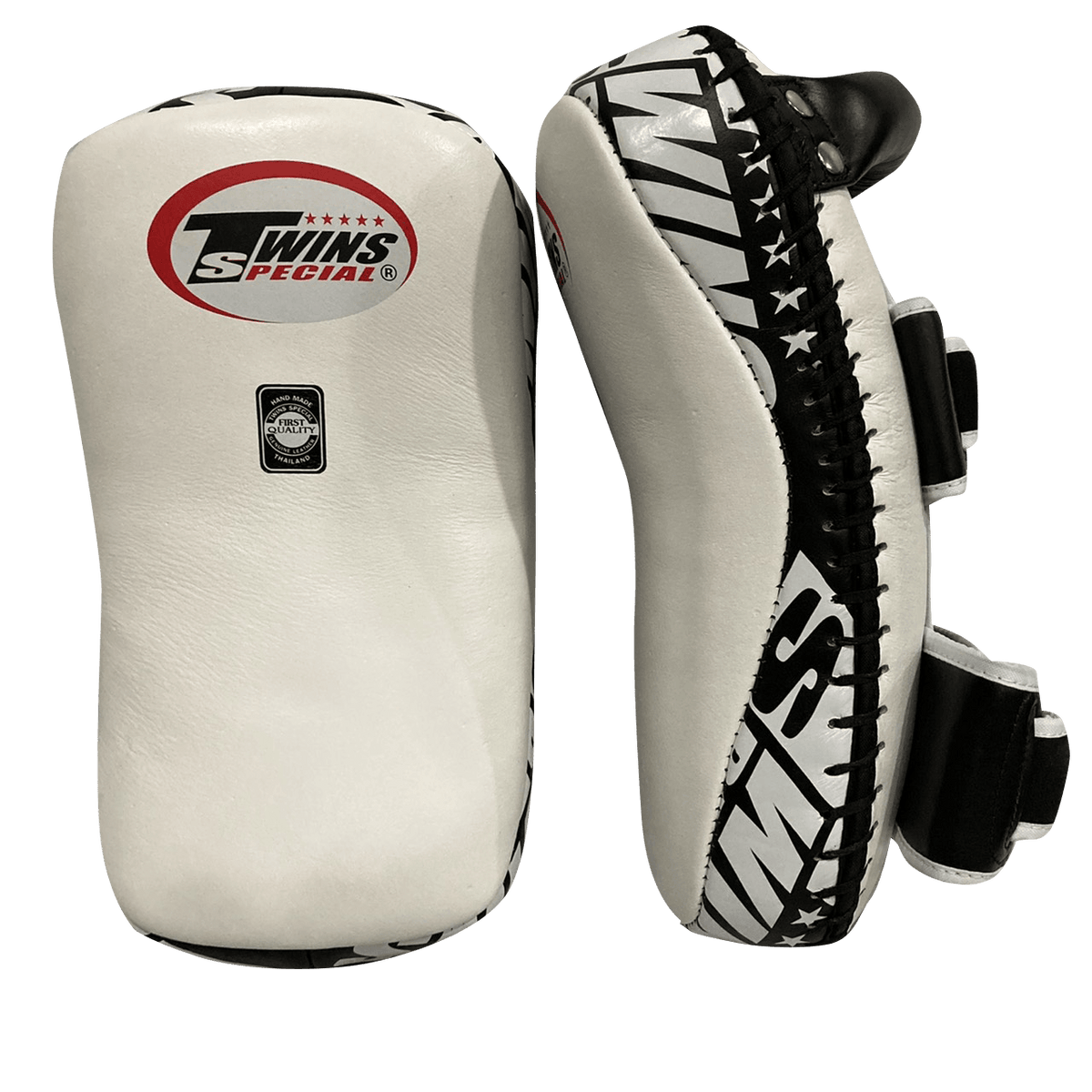 Twins Special Kicking Pads KPL10 White Black - SUPER EXPORT SHOP